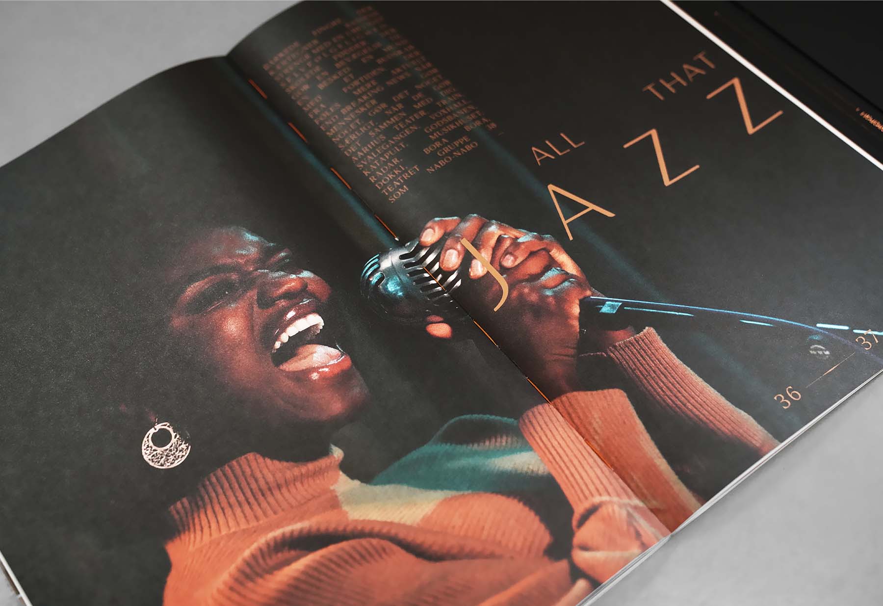 Indholdet i magasinet er ikke kun faktuel formidling, men er også visuelt præget af poesi, mørke farver og fortællinger